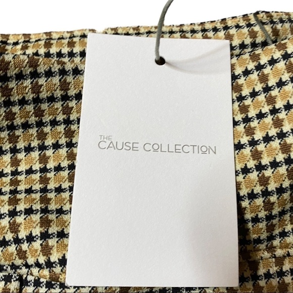 Cause Collection Trousers Size 4 Houndstooth - Picture 4 of 7